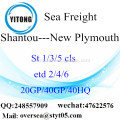 Shantou Port Seefracht Versand nach New Plymouth